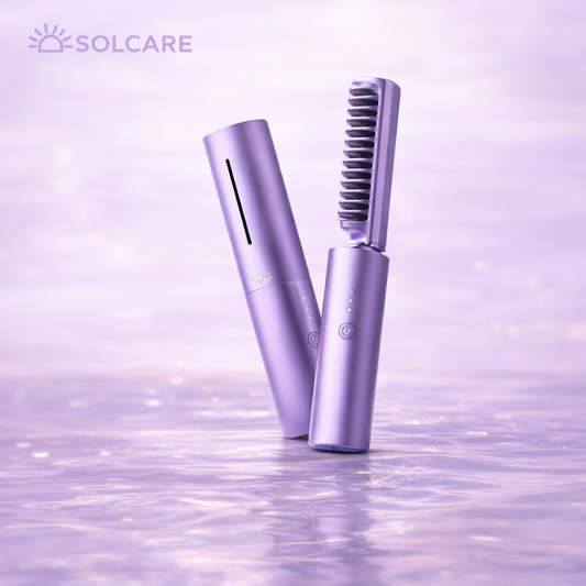 Solcare™ Rechargeable Hot Comb Hair Straightener